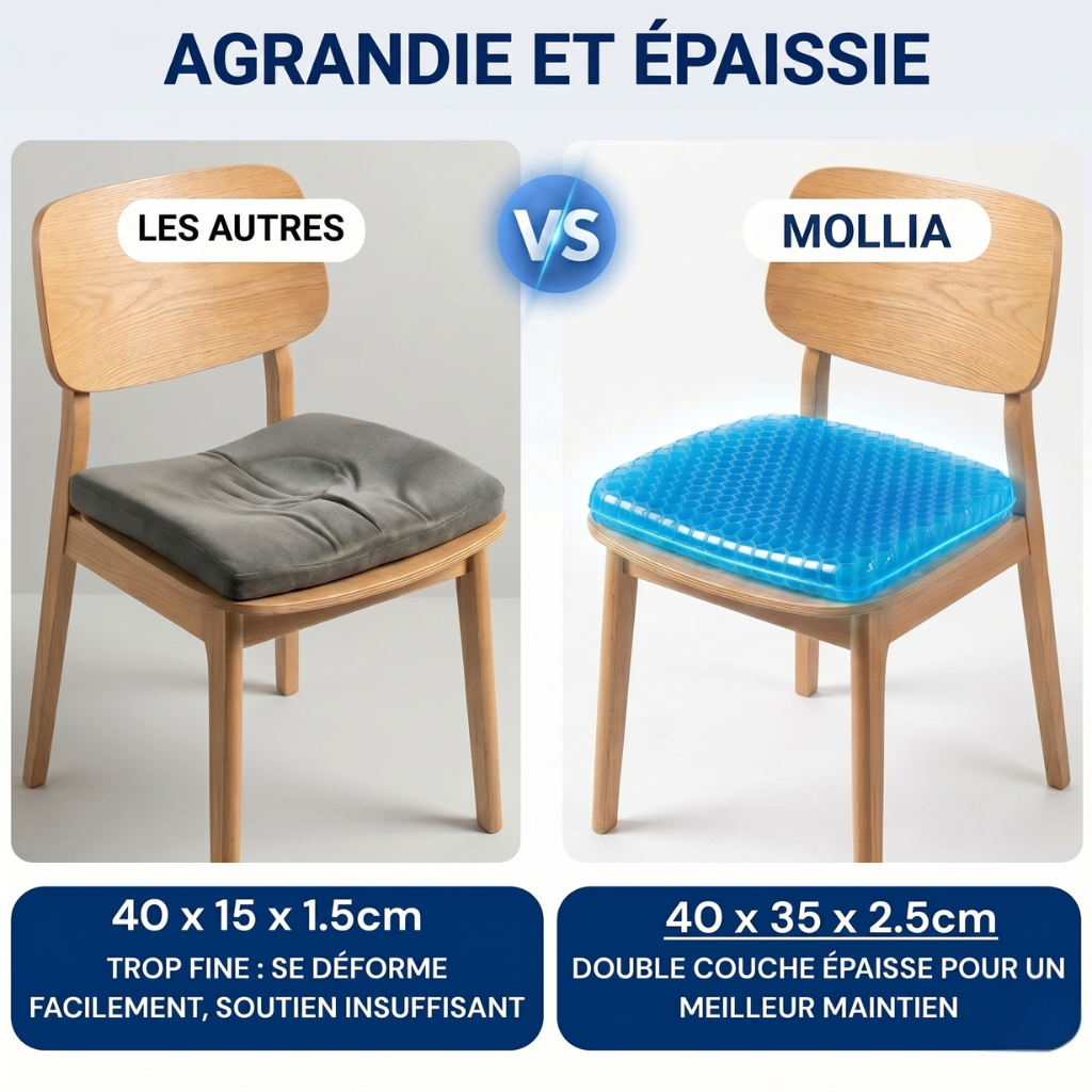 Coussin en Gel - Mollia™